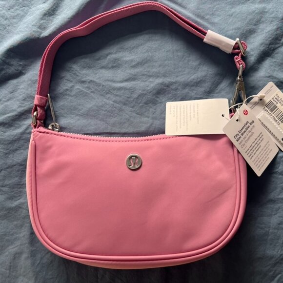 Lululemon City Essential Mini Shoulder Bag -- Pink Frosting - Picture 1 of 5